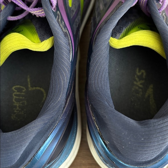 Brooks Transcend 4 Women’s Running Shoe Size 8 Purple/Navy - Picture 6 of 9